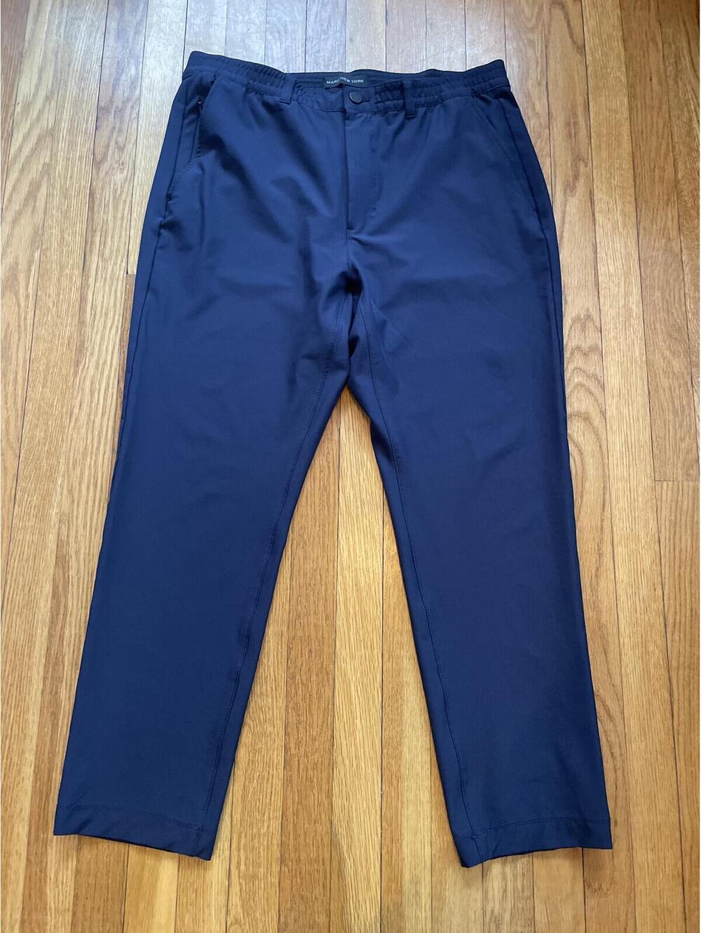 Marc New York Men's Navy Track Performance Pants Size 36/30